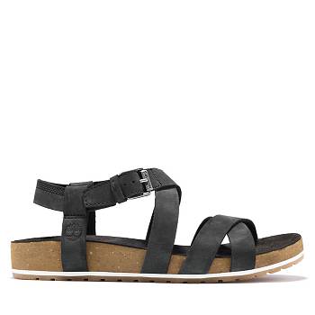 Timberland Malibu Waves Ankle Strap - Cierne Sandale Damske, TB0512G